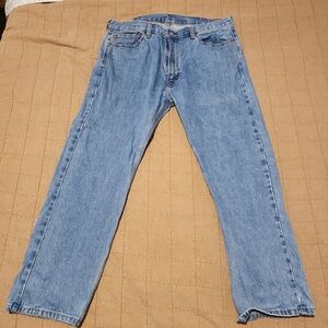 [2/$10] Men's W40 L30 Levi's 505 Regular Fit Straight Leg 100% Cotton Jeans